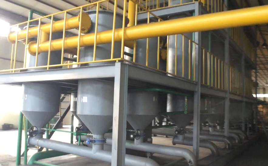 視覺(jué)盛宴大型樹(shù)皮炭化生產(chǎn)線(xiàn)